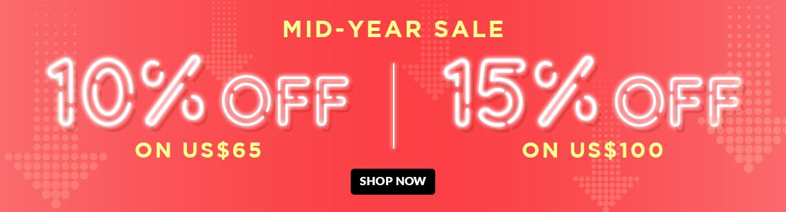 Mid-Year Sale, Sitewide 10% Off/ 15% Off, Darphin, Lancome, Skincare, Perfume, Makeup, Haircare, on sale, Big Saving