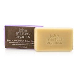 John Masters Organics Lavender, Rose Geranium & Ylang Ylang Soap 128g/4.5oz