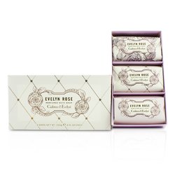 Crabtree & Evelyn Evelyn Rose Perfumed Bath Soap 3x100g/3.5oz
