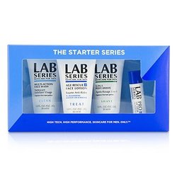 Aramis Lab Series The Starter Series : Multi-Action Face Wash 30ml + Face Lotion 30ml + Post Shave 30ml + Lip Balm 4.3g 4pcs