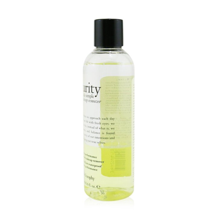 purity made simple high-performace waterproof makeup remover