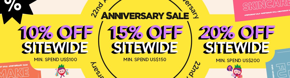 anniversary sale, skincare, makeup, fragrance, beauty, cosmetics, clarins, shiseido, lancome, dermalogica, clinique, christian dior, haircare, aveda, moroccanoil, tigi, elizabeth arden. diptyque, skii, jo malone