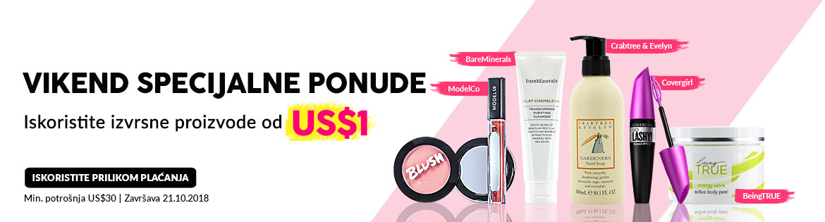 Weekend Specials, Ends 14 Oct 2018. Redeem Great Products from US$1 (min. spend US$30)