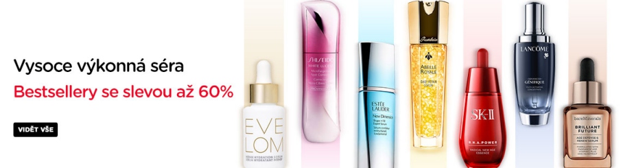 Serums Powerful high performance bestsellers Kiehl's Skin Ceuticals Eve Lom Shiseido Estee Lauder SKII Guerlain Lancome Bare Minerals