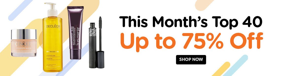 This Month's Top 40: Up to 75% Off!