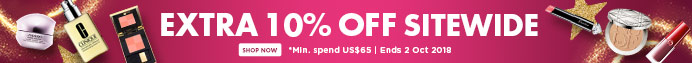 THE BIG SALE: Extra 10% Off Everything! *Min. spend US$65 | Ends 2 Oct 2018