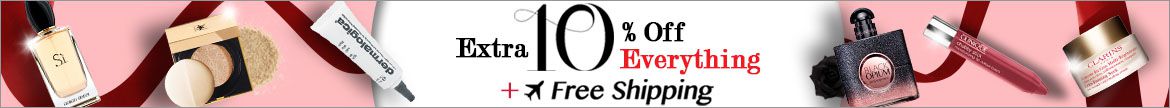 sale extra 10% off on all beauty products dermalogica giorgio armani yves saint laurent beauty clinique clarins ysl black opium