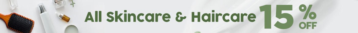 15% Off Skincare & Haircare