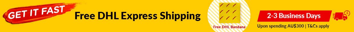 Free DHL Express Shipping