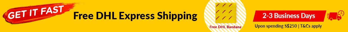 Free DHL Express Shipping