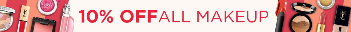 10% OFF ALL MAKEUP