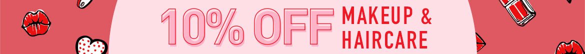 Valentine's Sale 10% Off Haircare & Makeup: USE CODE: LOVE10