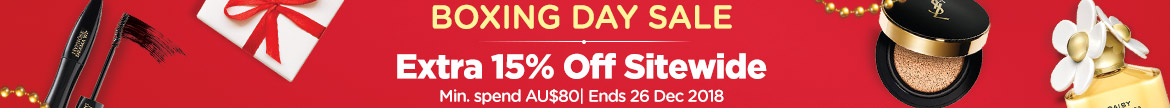 Boxing Day Sale: Extra 15% Off Sitewide! Min. spend AU$80 | Ends 26 Dec 2018