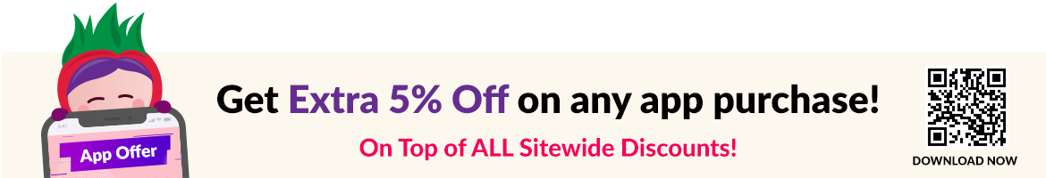 Enjoy EXTRA 5% OFF on any App Purchase!