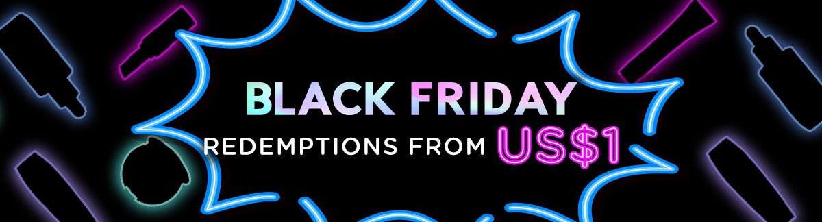 Black Friday sale deals 2019 Redemptions from US$1