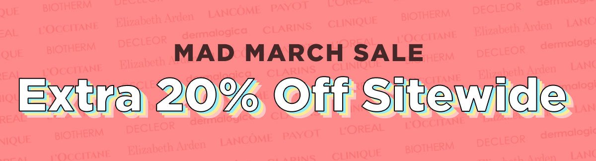 20% Off EverythingMad March Sale