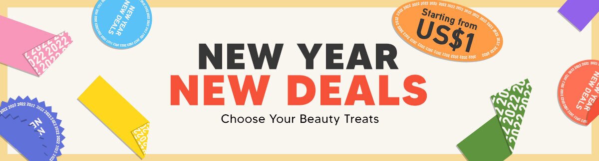 Weekend deals, redemption, Holiday, new year,2022, discount, US$1 deals, weekend shopping, shiseido, clarins, 3w clinic, clinique, fresh
