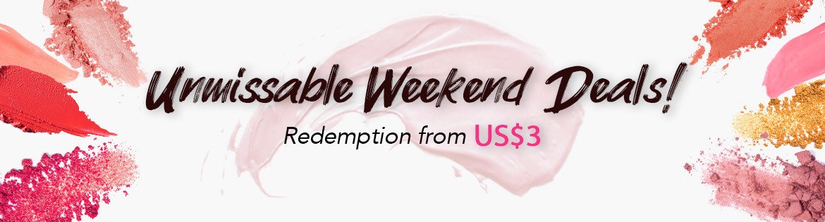 Crazy Weekend Specials, Ends 21 Jul 2019. Redeem Great Products from US$3 (min. spend US$65)