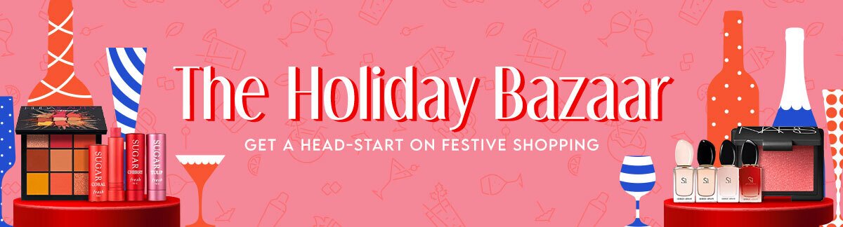 beauty, cosmetics, skincare, sale, gift, christmas, holiday, discount, clarins, shiseido, lancome, dermalogica, clinique, elizabeth arden, estee lauder, skii, moroccanoil, fenty beauty, huda beauty, kiehls