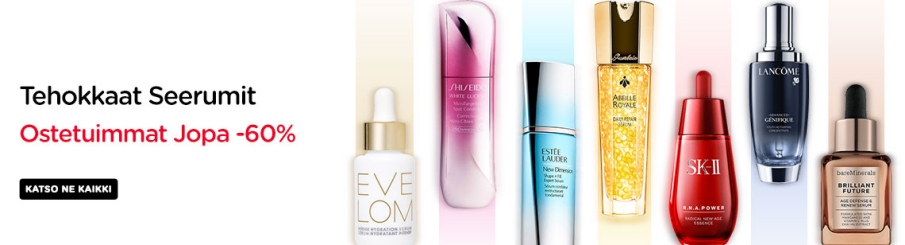 Serums Powerful high performance bestsellers Kiehl's Skin Ceuticals Eve Lom Shiseido Estee Lauder SKII Guerlain Lancome Bare Minerals
