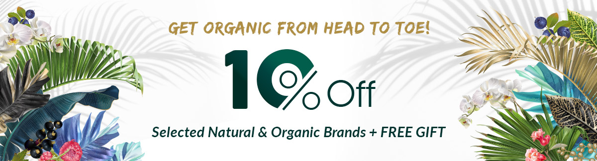 Need a Reason to Go Green? Enjoy 10% Off All Natural & Organic Brands!