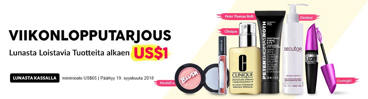 Weekend Specials, Ends 19 Aug 2018. Redeem Great Products from US$1 (min. spend US$65)