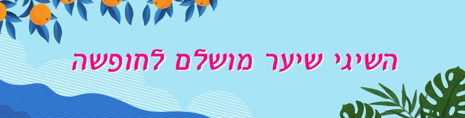 השיגי שיער מוכן לחופשה