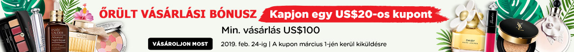 Crazy Shopping Bonus: Get a US$20 Coupon! Min. spend US$65! Ends 11 Feb 2019 | Coupon will be sent out on 1 Mar