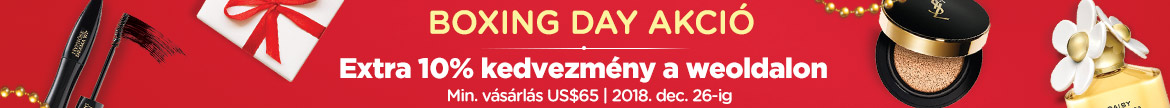 Boxing Day Sale: Extra 10% Off Sitewide! Min. spend US$65 | Ends 26 Dec 2018