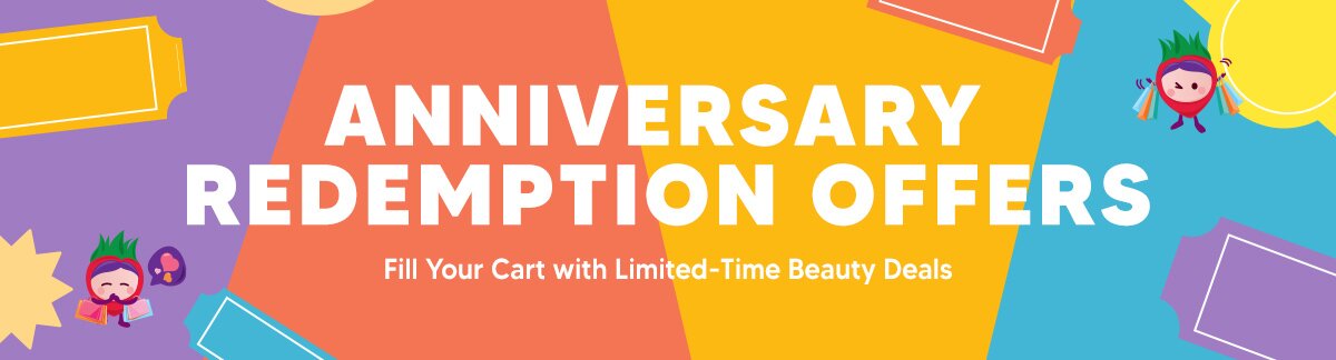 anniversary sale, deals, redemption, US$1 deals, weekend shopping, shiseido, clarins, 3w clinic, clinique, fresh
