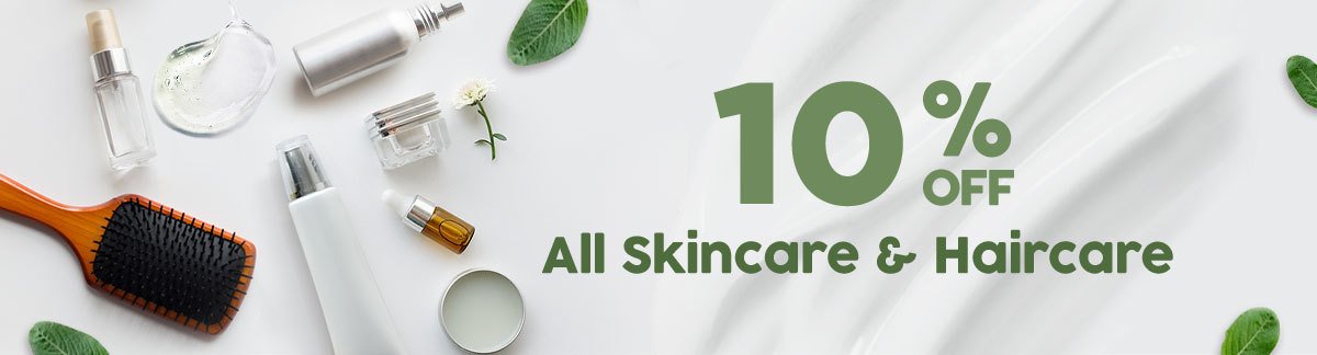 {10% Off Skincare & Haircare
