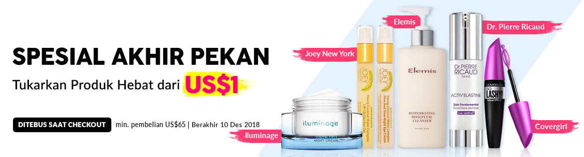 Weekend Specials, Ends 10 Dec 2018. Redeem Great Products from US$1 (min. spend US$65)