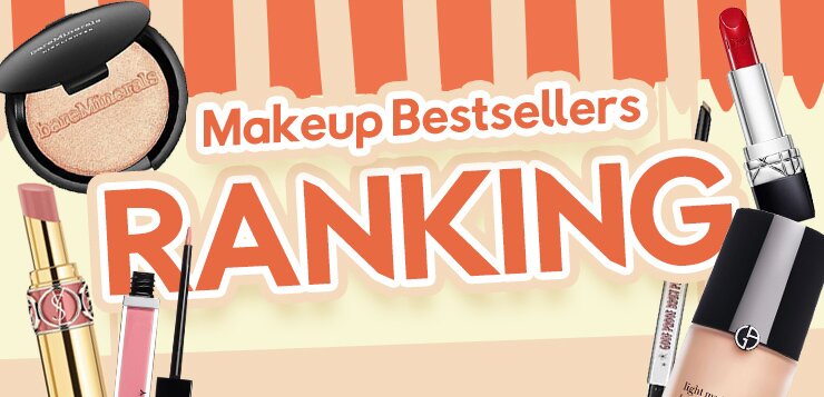 ranking, makeup bestsellers, top picks, eyeshadow, mascara, eyeliner, foundation, highlight, palette, skincare, makeup, fragrance, haircare, beauty, sale