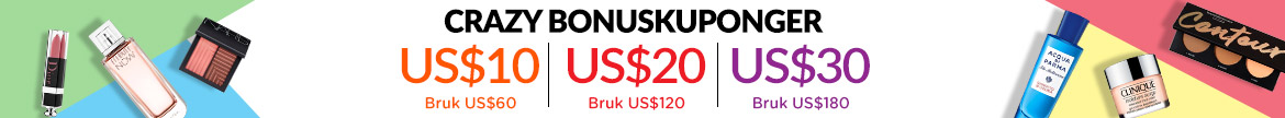 Bonus Shopping Rewards: Spend US$60 & Get a US$10 Coupon | Spend US$120 & Get a US$20 Coupon | Spend US$180 & Get a US$30 Coupon! Ends 23 Apr 2019