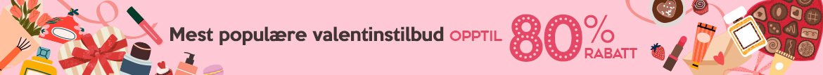 Valentine's eller Galentine's? Forelsk deg med opptil 80 % rabatt!