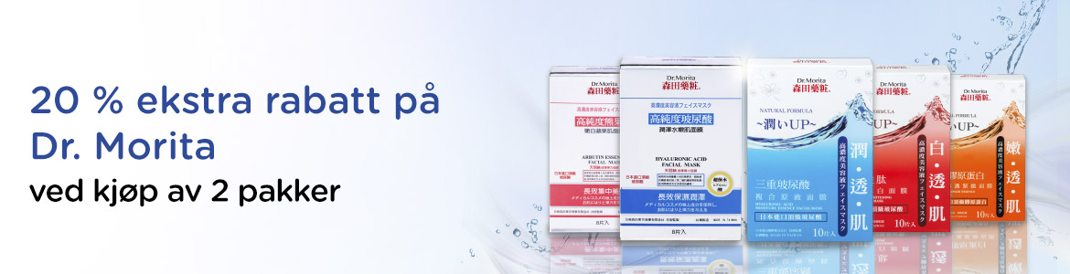 Extra 20% Off Dr. Morita With Purchase of 2 Packs! Use code: 20MASK. Limited time only