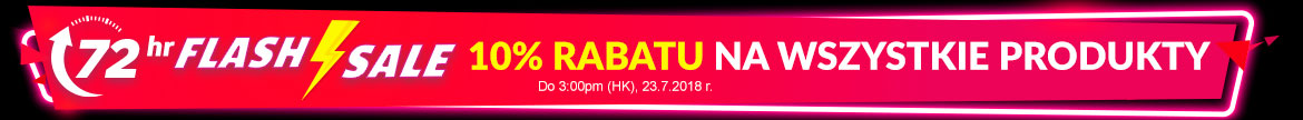 72 hr FLASH SALE! Extra 10% Off Sitewide Ends 3:00pm HKT, 23 Jul 2018 | Min. Spend US$65