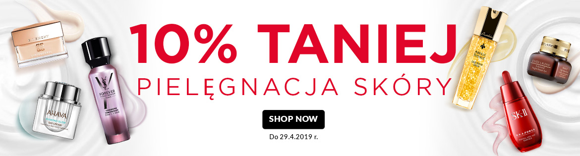 10% Off ALL SKINCARE! Ends 29 Apr 2019