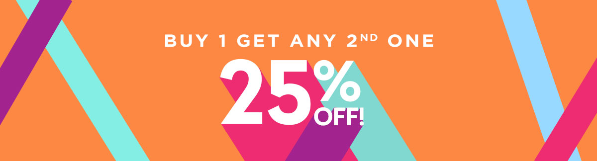 Kup 1 a za 2 zapłacisz 25% taniej!