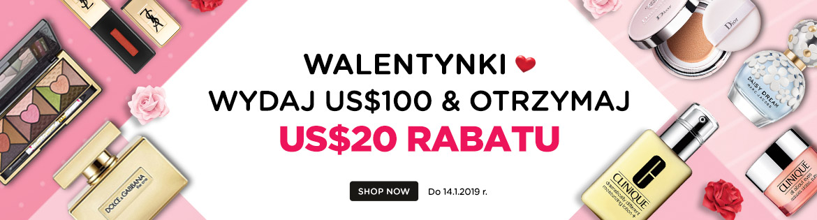 Valentine's Day Early Bird Coupon: Spend US$120, Get a US$20 Coupon! Ends 14 Jan 2019 | Coupon will be sent out on 1 Feb 2019
