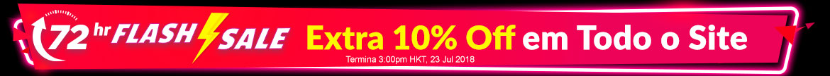 72 hr FLASH SALE! Extra 10% Off Sitewide Ends 3:00pm HKT, 23 Jul 2018 | Min. Spend US$65