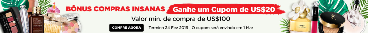 Crazy Shopping Bonus: Get a US$20 Coupon! Min. spend US$65! Ends 11 Feb 2019 | Coupon will be sent out on 1 Mar