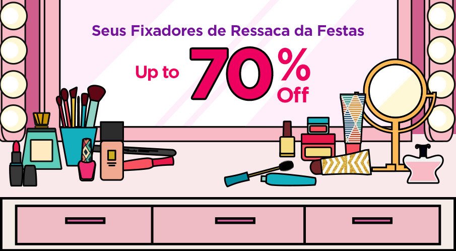 Seus Fixadores de Ressaca das Festas com até 60% Off!