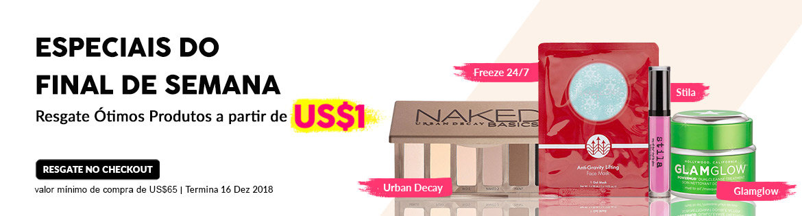 Weekend Specials, Ends 16 Dec 2018. Redeem Great Products from US$1 (min. spend US$65)