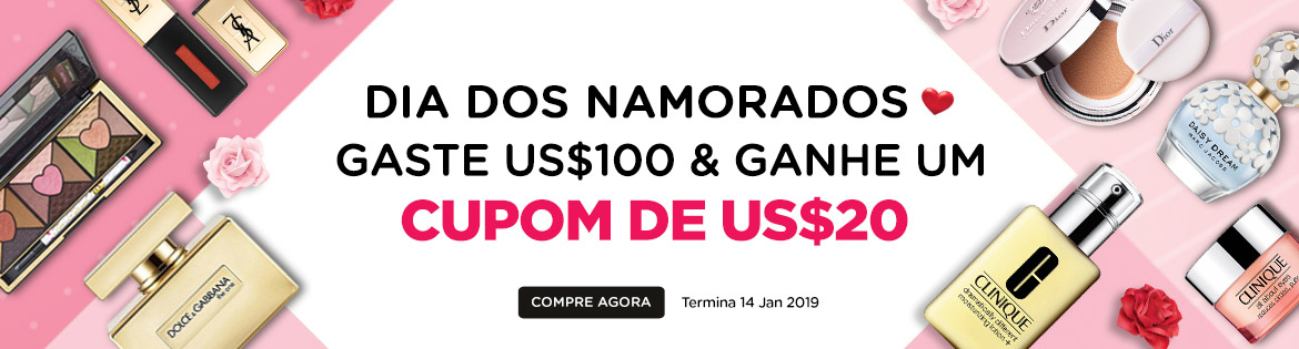 Valentine's Day Early Bird Coupon: Spend US$120, Get a US$20 Coupon! Ends 14 Jan 2019 | Coupon will be sent out on 1 Feb 2019
