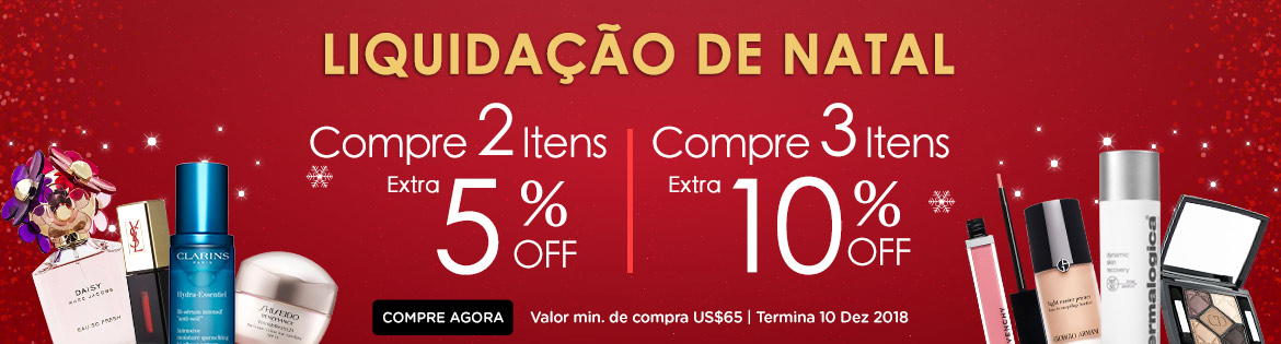Christmas Clearance Sale! Any 2 Items = Extra 5% Off | Any 3 Items or More = Extra 10% Off! Ends 10 Dec 2018