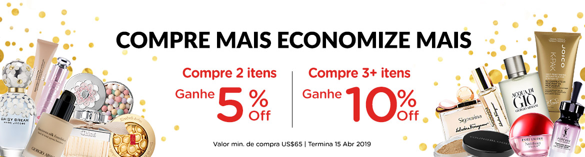 Buy More Save More: Buy 2 items, Get 5% Off! Buy 3+ items, Get 10% Off! Min. spend US$65 | Ends 15 Apr 2019