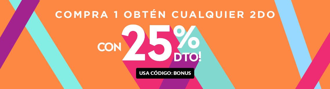Buy 1 Get Any Second Item 25% Off!