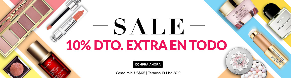 Extra 10% Off Everything! *Min. spend US$65 | Ends 18 Mar 2019