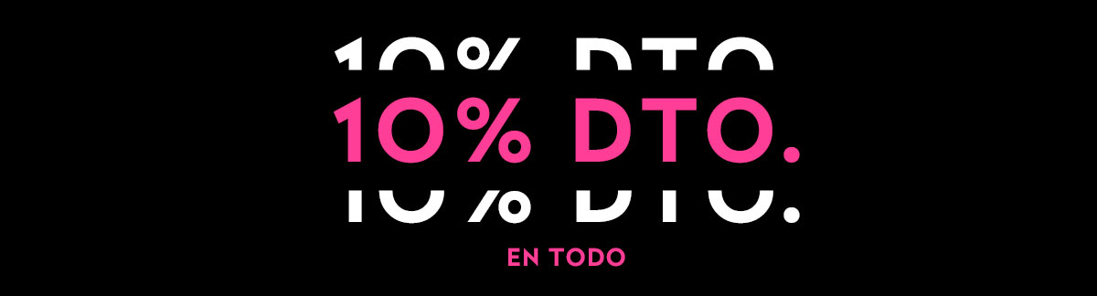 10% Dto. En Todo